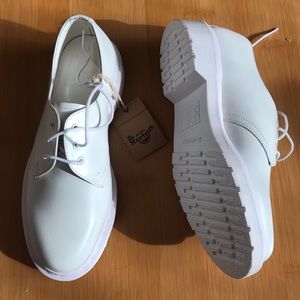 Dr. Martens Mono 1461 White 3 Eye Oxfords